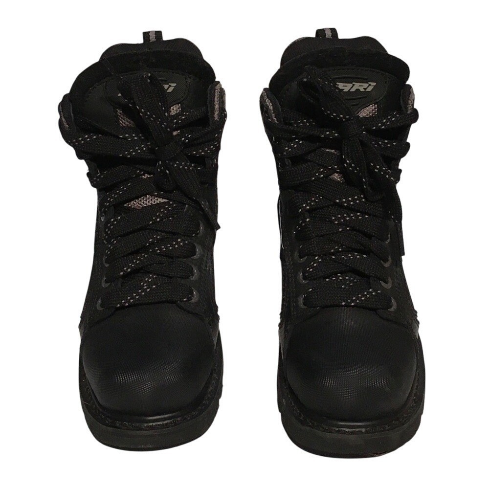 Bari Pro Stock Black Lace-Up Boots Women's 5.5 Work Streetwear Gothic Punk